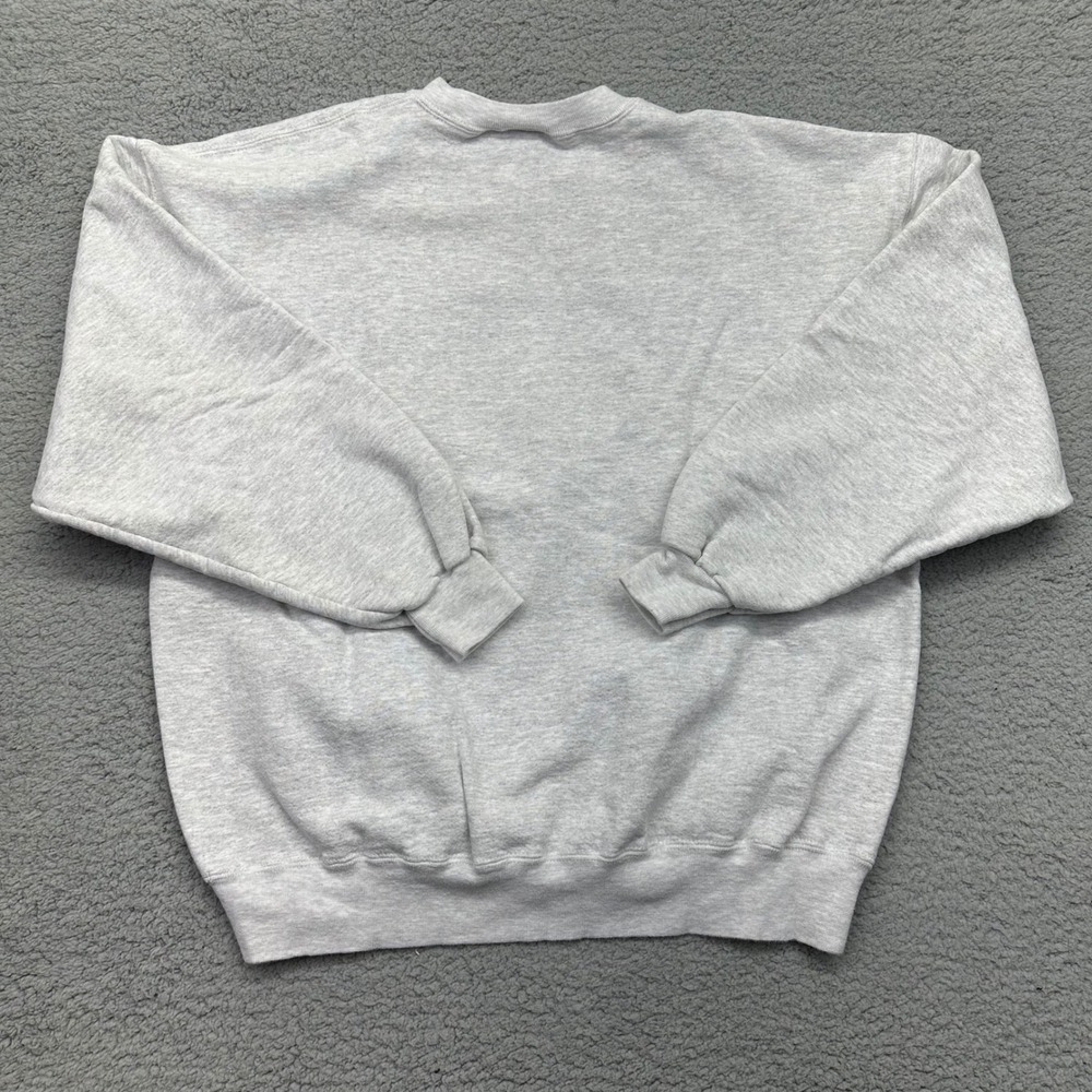 Jerzees World Class Pets com Dog TV Crewneck Sweatshirt XL Heather Gray - Picture 10 of 11